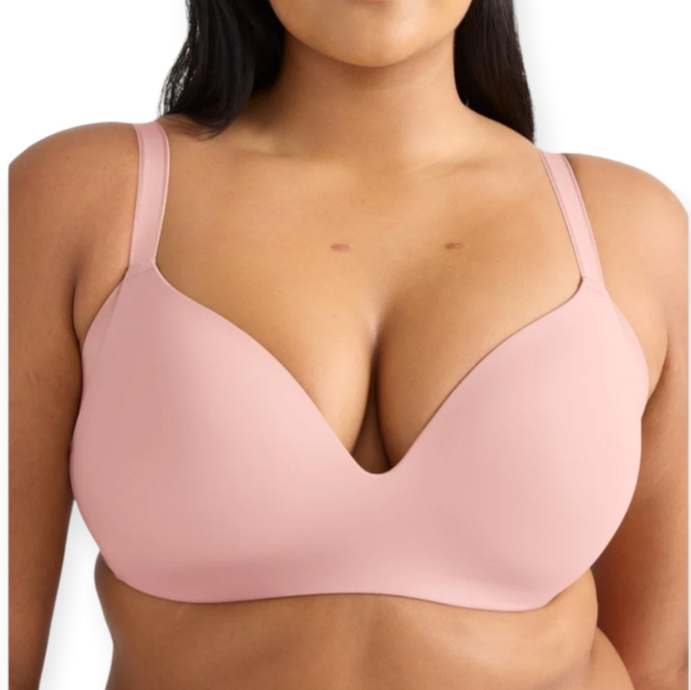Knix WingWoman Contour Bra in Rose Water Pink 36C